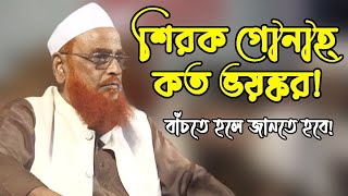 শিরক গোনাহ্ কত ভয়ঙ্কর বাঁচতে হলে জানতে হবে। আল্লামা নূরুল ইসলাম ওলীপুরী [upl. by Service]