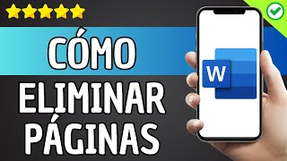 ✅️ Cómo Eliminar Una Hoja en Word Que No Quiere Eliminarse ✅️ [upl. by Myca]