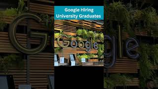 Google Hiring University Graduates career job google freshers [upl. by Conni]