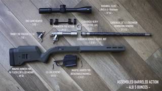 Remington 700  Remage Carbon Barrel  65 Creedmoor  Magpul Hunter 700 Build [upl. by Ialocin433]