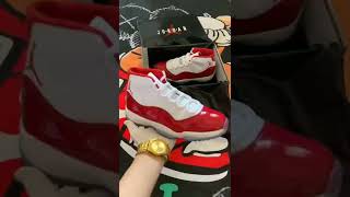 Air Jordan 11 Cherry Unboxing From SNEAKERCOME [upl. by Merriman]