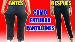 DIY  LA FORMA MAS FÁCIL DE ENTUBAR TUS PANTALONES COMO UN PROFESIONAL  MariG [upl. by Keri]