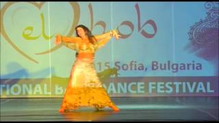 Yaël Zarca  Oriental dance in Sofia Bulgaria 2015 [upl. by Boardman]