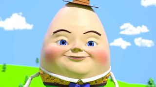 Humpty Dumpty Sat on a Wall 🤩 Nursery Rhymes amp Kindergarten Songs by Little Treehouse [upl. by Aicala]