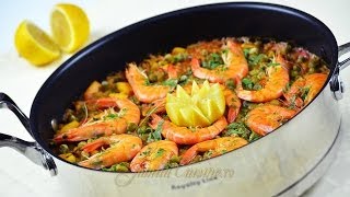 Paella cu fructe de mare  JamilaCuisine [upl. by Sarilda635]