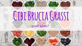 Esistono alimenti brucia grassi quali sono [upl. by Annoyt]