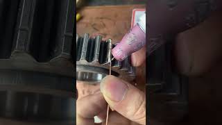 Part 378 gear repair Cold Tacking welding😱 [upl. by Gnaig]