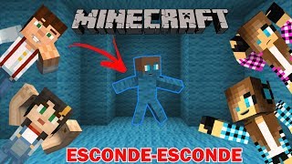 ESCONDEESCONDE COM A MINHA FAMILIA  Minecraft  Estevão Milla e Milly [upl. by Marcelline]