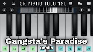 Gangstas Paradise from quotCoolioquot PIANO TUTORIAL [upl. by Aninotna822]