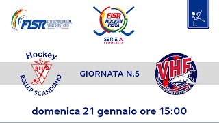 Serie A Femminile  Giornata n5  Roller Hockey Scandiano x Versilia Hockey Forte [upl. by Wittie]