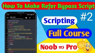 How to make refer bypass script  How to make Refer mod  Free Scripting Course  Anonymous Tek [upl. by Phelips]