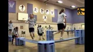 Railyard Obstacle Course for Physical Education and Kids Exercise [upl. by Anyah105]