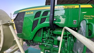 JOHN DEERE 5405 4WD CRDI  FULLY STAINLESS STEEL STANDARD TSC  513 HARVESTER  OVERVIEW [upl. by Nahtanohj]