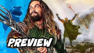 Aquaman Comic Con Trailer Preview and New Armor Breakdown [upl. by Gorlicki]