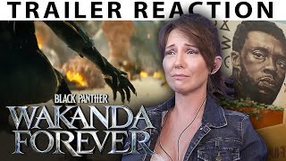 WAKANDA FOREVER Trailer Reaction A beautiful goodbye for TChalla [upl. by Benjy]