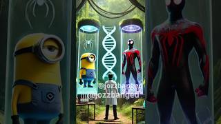 Minion Hybrid Superheroes SpiderMan Miles Morales Thor Green Lantern Punisher and Blade Unite [upl. by Suinotna378]