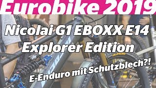 Eurobike 2019 First Look  Nicolai G1 EBOXX E14 Explorer Edition [upl. by Nylinej]