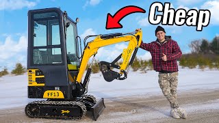 Temu Mini Excavator Testing [upl. by Leschen]