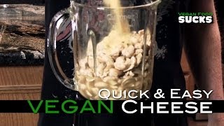 Vegan cheese recipe for lazy people [upl. by Neetsirk174]