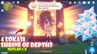 4 Lokasi Shrine of Depths Natlan 50  Genshin Impact genshinimpact key [upl. by Etiuqram]