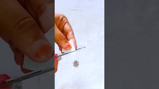 diy earrings 😱😱 jewellery diy necklace craft earrings shorts viral trending crafteraditi [upl. by Oppen]