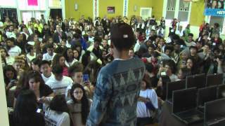 Alcott College Prep hosts Chance the Rapper and Ludacris [upl. by Eidaj]