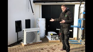 Installation Video of a Daikin Heat Pump [upl. by Nevi]