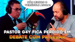 PASTOR SEZAR DESMASCARA PASTOR DA TEOLOGIA G4Y AO VIVO EM DEBATE [upl. by Navac810]