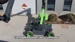 18m Electric Telescopic Boom Lift [upl. by Neiman]