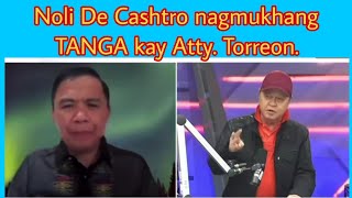 Noli de Cashtro nagpeling magaling kay Atty Torreon Inutel na VP noon [upl. by Yorker]