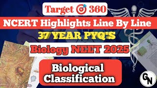 NEET PYQs Highlights  NCERT Highlights Line By Line  Biology NCERT  NEET UG 2425 [upl. by Naujaj]