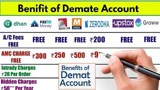 Demat Account क्या है ओर इसके फायदा क्या है Benifit of Demat Account  Demat Account Uses [upl. by Fries]