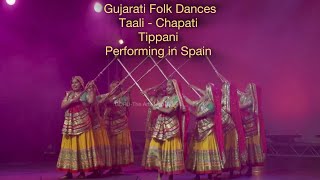 TaaliChapatiTippaniGujarati Folk DancesInternational Folklore Festival Spain 2023GURUTheArtsHub [upl. by Kirsten]