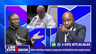 ÉGLISE CATHOLIQUE ROMAINE LE PAPE POUR LA BÉNÉDICTION DES COUPLES HOMOS  LIBRE EXPR DU 24 DÉC 23 [upl. by Mehalek]