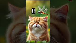 cat and dragonfly animals cute [upl. by Trinette]