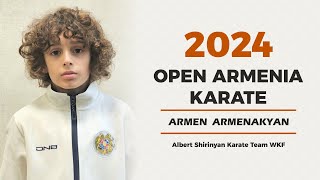 OPEN ARMENIA KARATE 2024 Albert Shirinyan Team Armen Armenakyan 9 yo [upl. by Grounds]