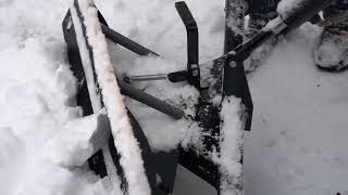 ATV Plowing Snow with the Wild Hare ATV Implement System [upl. by Pascal]