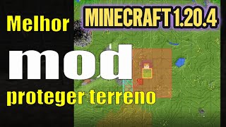 Melhor mod pra proteger terreno minecraft 1204 FTB CHUNKS COMO INSTALAR tem chunk loader [upl. by Teevens495]