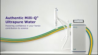 The MilliQ® EQ 7000 Ultrapure water purification system [upl. by Sinai]