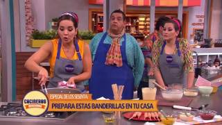 Receta Banderillas  Cocineros Mexicanos [upl. by Oiramad]