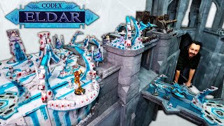 I made an ELDAR CRAFTWORLD to invade the Imperial Palace on Terra Warhammer 40k Scenery [upl. by Enelia258]