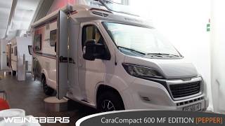 Weinsberg Cara Compact 600 MF EDITION PEPPER 2020  Autocamper [upl. by Haisoj]