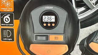 OSRAM TYREinflate 450 digital araç lastik şişirme kompresörü TANITIMI [upl. by Farman]