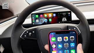 for Tesla Model 3 Y 3 Highland Dashboard Screen Review Aliexpress [upl. by Lorre]