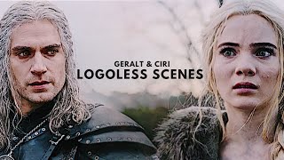 Geralt amp Ciri Scenes 1080p  Logoless NO BG MUSIC S02 [upl. by Enel]