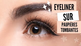 🤩 Eyeliner pour paupières tombantes 🤩 [upl. by Bathesda]