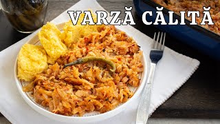 Varză CĂLITĂ de post  rețeta de varză dulce fără carne [upl. by Roobbie]