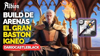 Build de Gran Baston Ígneo para Arenas de Cristal  Albion Online [upl. by Annahsar485]