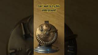 quotNewquot carbide lamp I got today looking forward to testing it underground miner minerslife mines [upl. by Arsi]