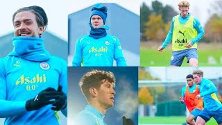 Man City Are Back In Training De bruyne Stones Grealish Akanji And Foden Are back Fully [upl. by Nomar778]